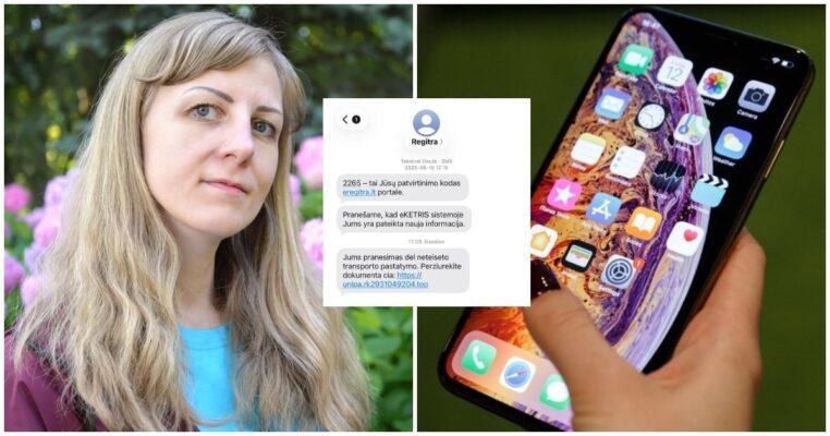 Nauja sukčių ataka Lietuvoje: „Regitros“ vardu siunčiamos apgaulingos SMS žinutės